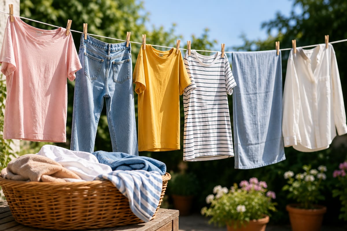 El error que casi todos cometen al tender la ropa y que hace que huela mal