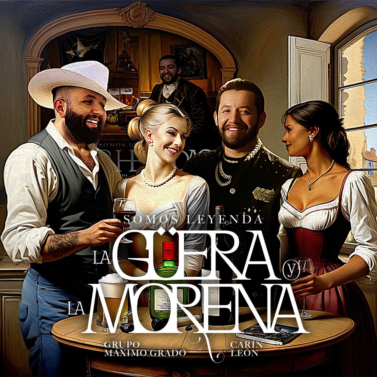 “La güera y la morena” es el tema que comparten Grupo Máximo Grado y Carin León.