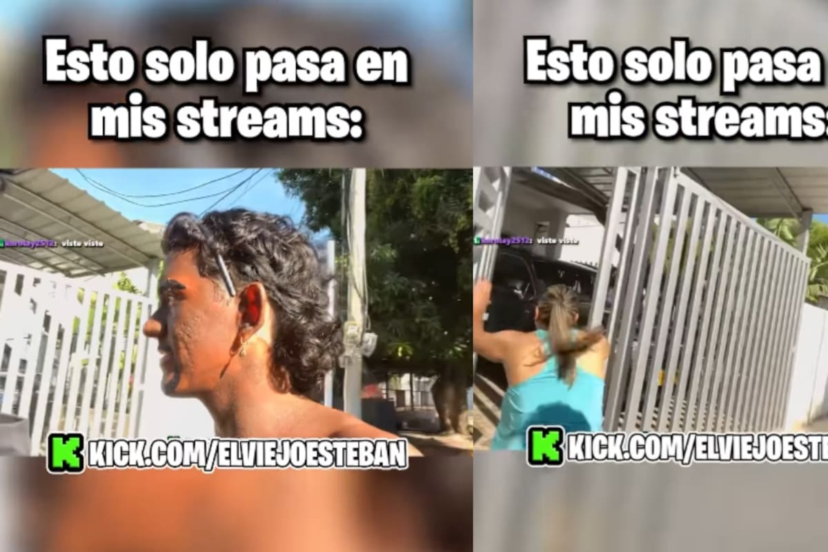 “Nos dio caída, pero nos dio reflejos”: Hombre hace un stream en su colonia, asusta a su vecina y ella termina cayendo estrepitosamente hacia atrás