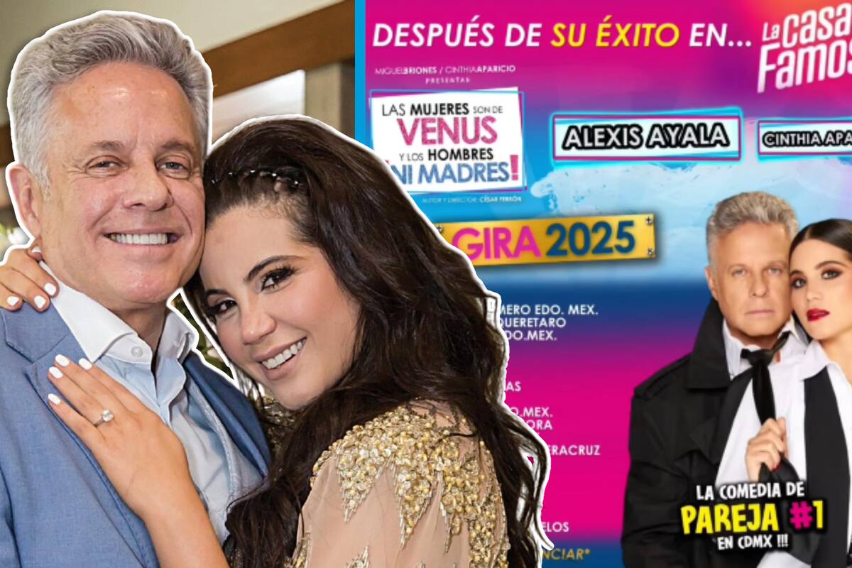 Alexis Ayala y su esposa, Cinthia Aparicio, vienen a Hermosillo con la obra ‘Las mujeres son de Venus y los hombres ¡ni madres!’