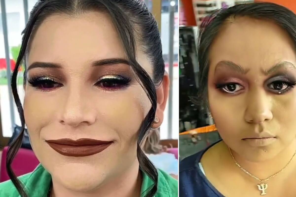 VIRAL: Estética causa revuelo en redes al crear maquillajes ‘horribles’ para sus clientas
