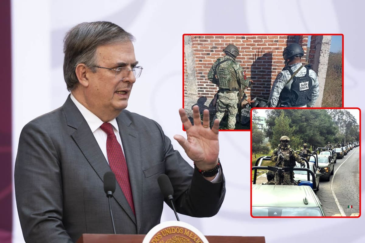 Marcelo Ebrard ya viajó a Morelia para impulsar la economía según el Plan Michoacán, mientras la Guardia Nacional y el Ejército movilizan la seguridad luego del arresto de siete personas a quienes les decomisaron armas, explosivos y drogas