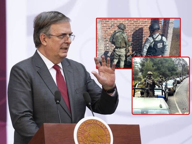 Marcelo Ebrard ya viajó a Morelia para impulsar la economía según el Plan Michoacán, mientras la Guardia Nacional y el Ejército movilizan la seguridad luego del arresto de siete personas a quienes les decomisaron armas, explosivos y drogas