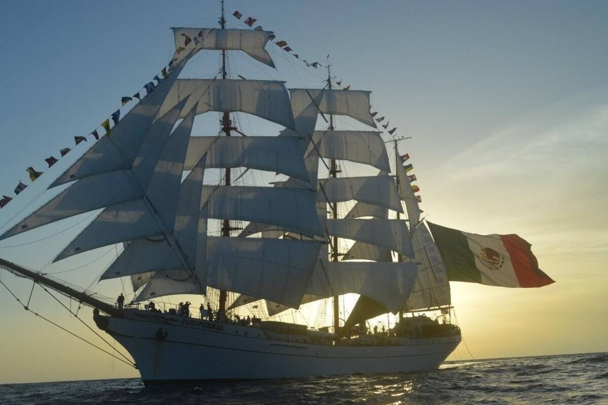 Buque Escuela Velero Cuauhtémoc arribará al puerto de Ensenada