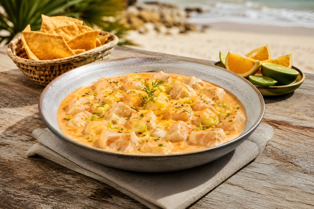 Aguachile de pescado con toque gourmet