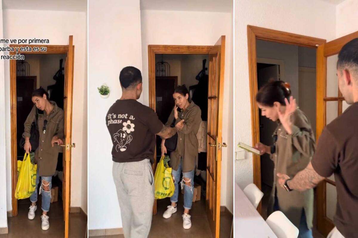 VIDEO: Mujer desata controversia al criticar el nuevo look de su esposo