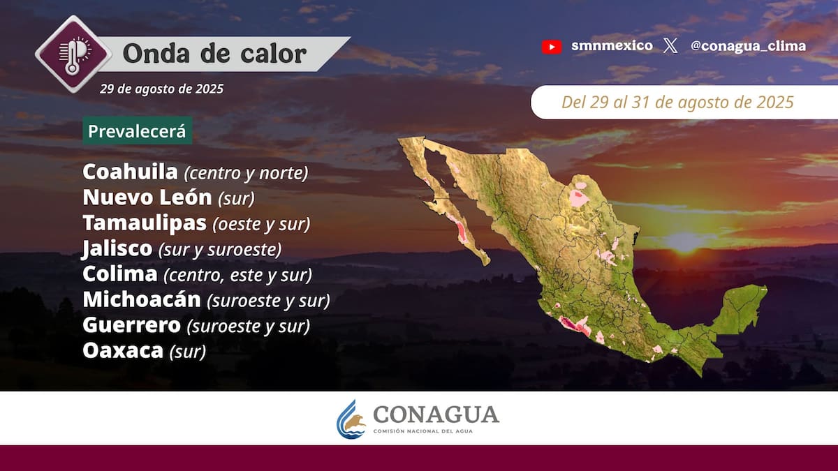 A pesar de las lluvias, la onda de calor persiste en gran parte del país.