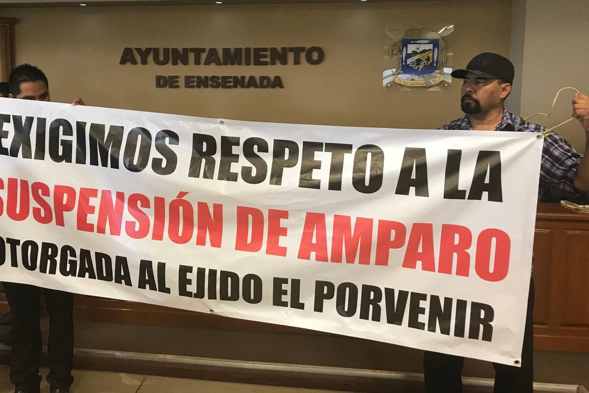 Ejidatarios amenazan con bloquear caminos del Valle de Guadalupe