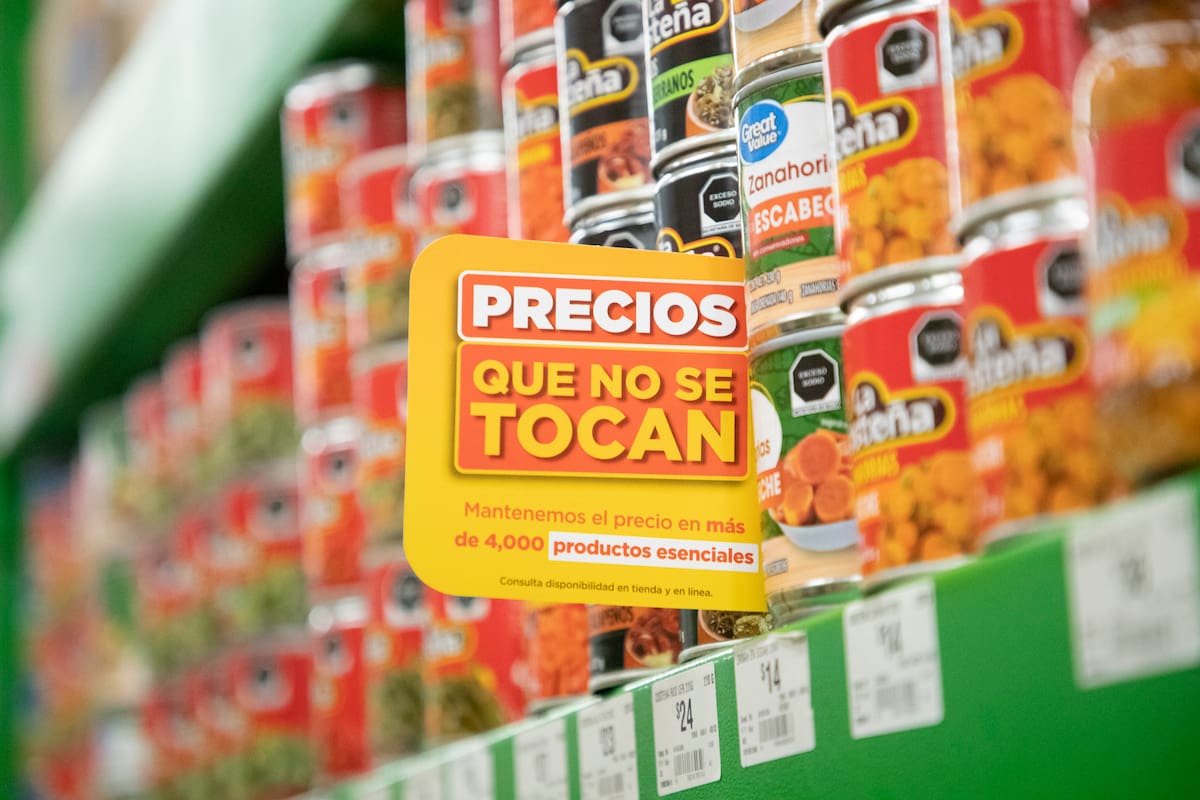 Walmart y Bodega Aurrera pusieron en marcha “Precios que no se tocan”, una iniciativa que mantendrá sin cambios el precio de más de 4,000 productos durante 90 días