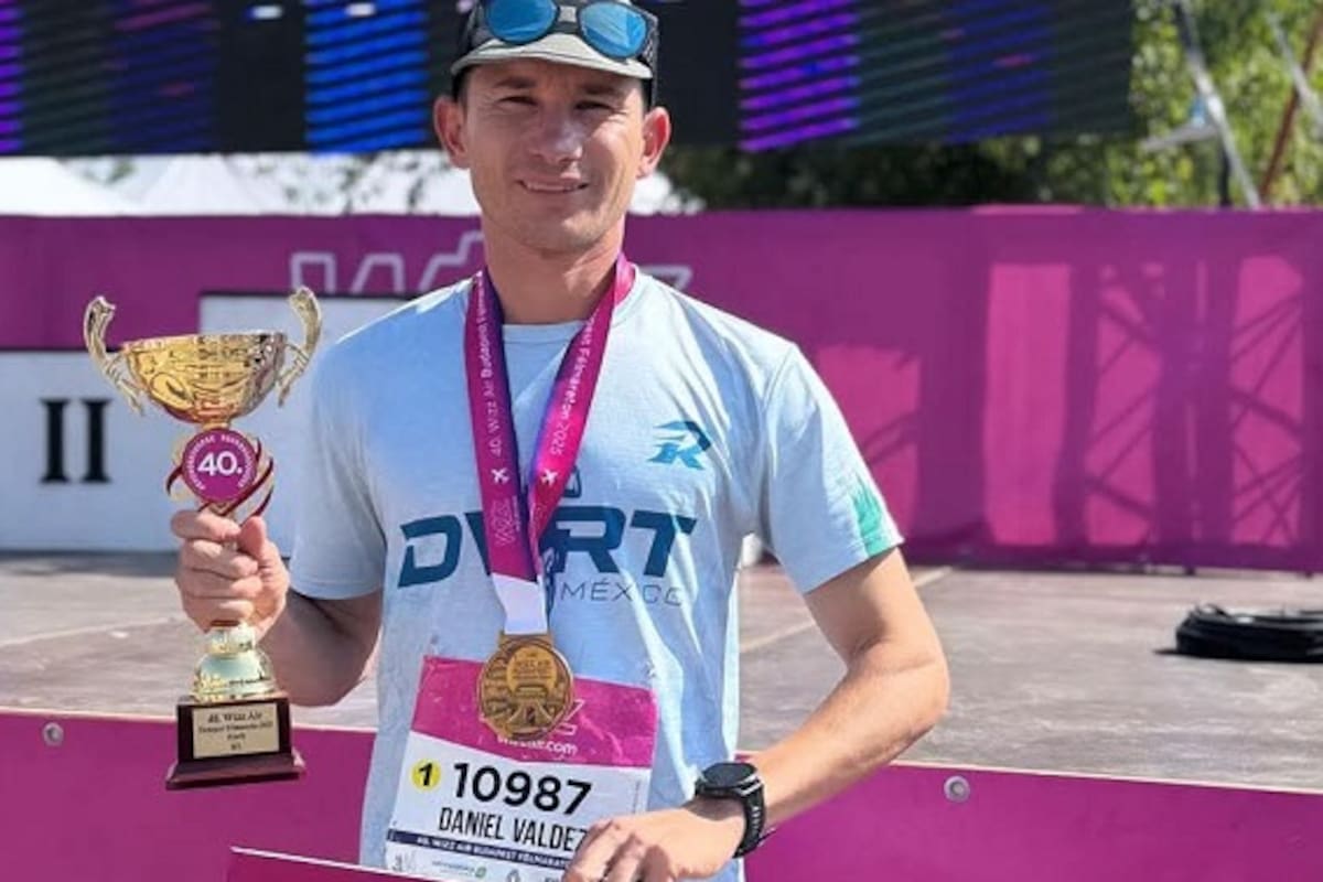 Daniel Valdez brilló en el Medio Maratón de Budapest