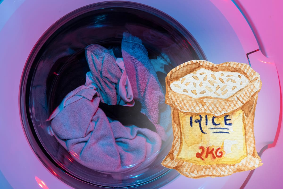 El truco del arroz en la lavadora: un método casero para mejorar el lavado