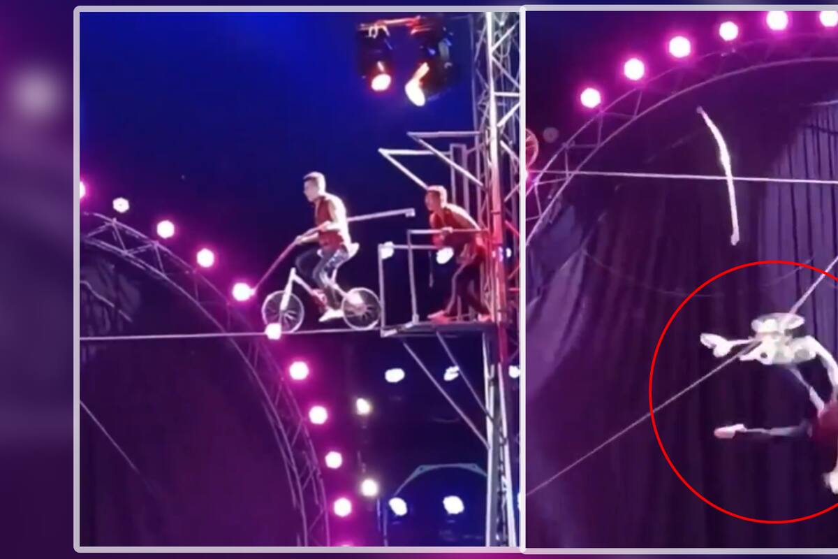 VIDEO: Muere acróbata al caer de la cuerda floja durante show de circo; no tenía protección