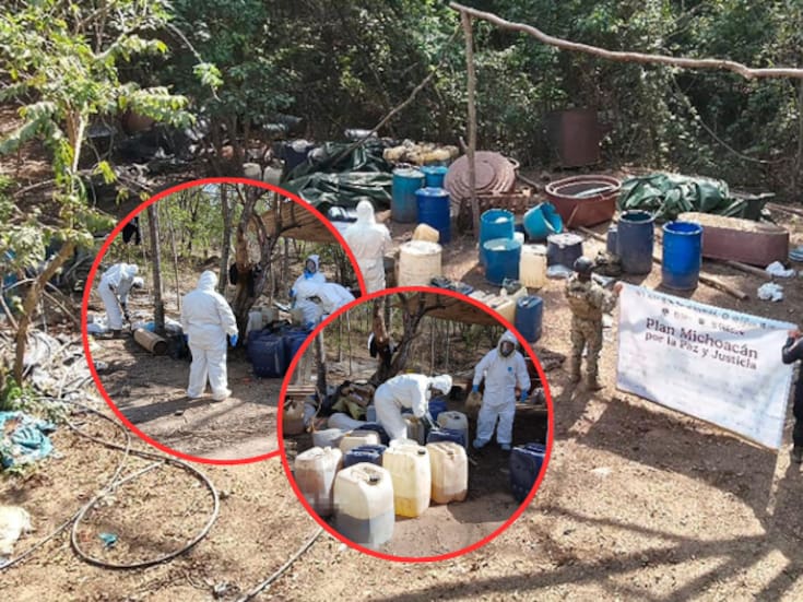 Marina desmantela tres narcolaboratorios en Durango, Sinaloa y Michoacán: más de 700 kg de metanfetamina asegurados