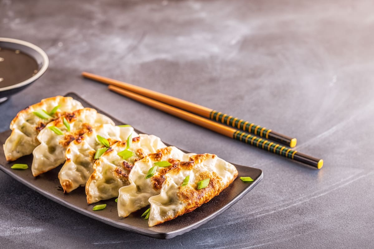 Gyozas de pollo