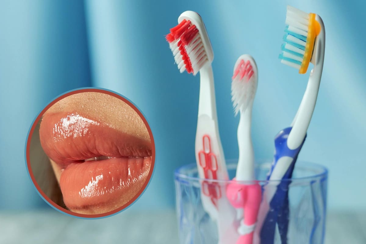 El truco del cepillo de dientes para exfoliar los labios al instante