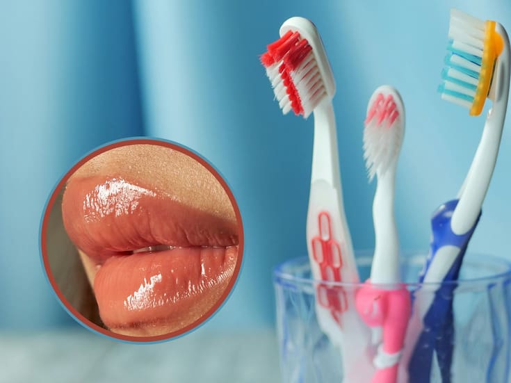 El truco del cepillo de dientes para exfoliar los labios al instante