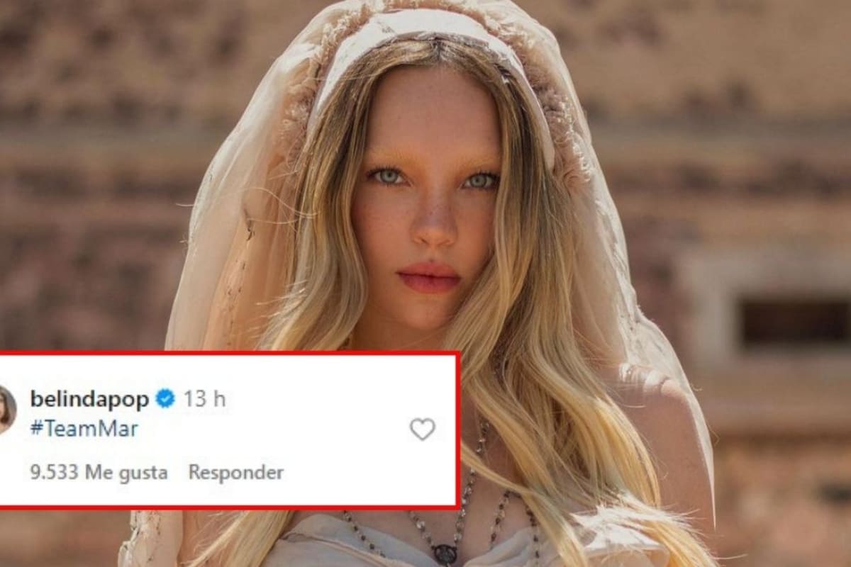Belinda se declara ‘Team Mar’ y muestra su apoyo a Karime