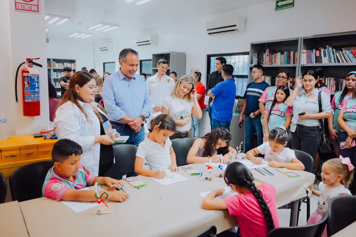 San Pedro El Saucito cuenta con una nueva ludoteca en su biblioteca municipal, donde niñas y niños tienen acceso a juegos didácticos, libros y un espacio para desarrollar su creatividad