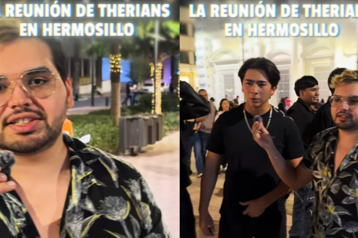 Gente se reúne en la Catedral de Hermosillo por curiosidad ante la primera reunión de therians