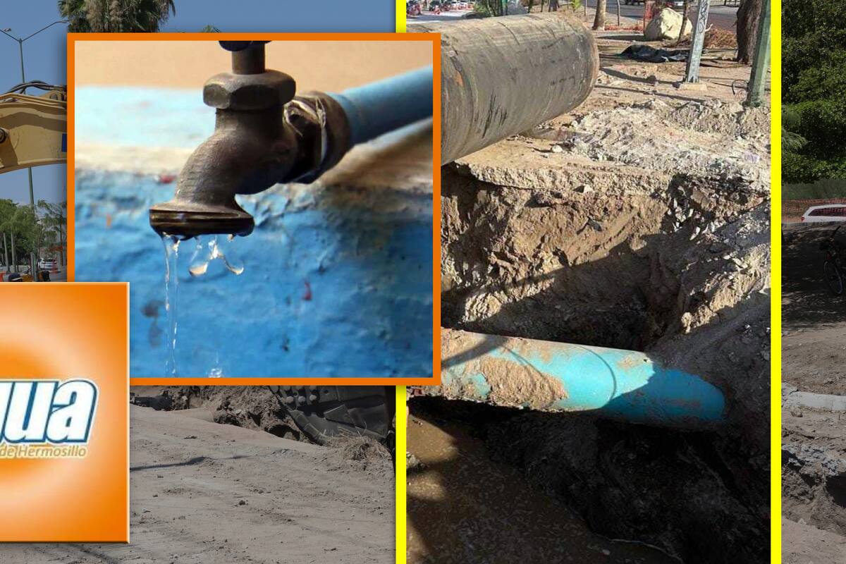 Corte de agua en Hermosillo: conoce las colonias afectadas por el rebombeo del lunes