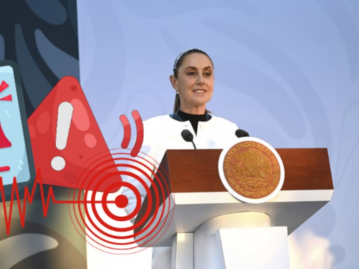 Claudia Sheinbaum solicita cambiar mensaje de la alerta sísmica; “No tiene nada que ver con la presidenta, es una alarma de Protección Civil”