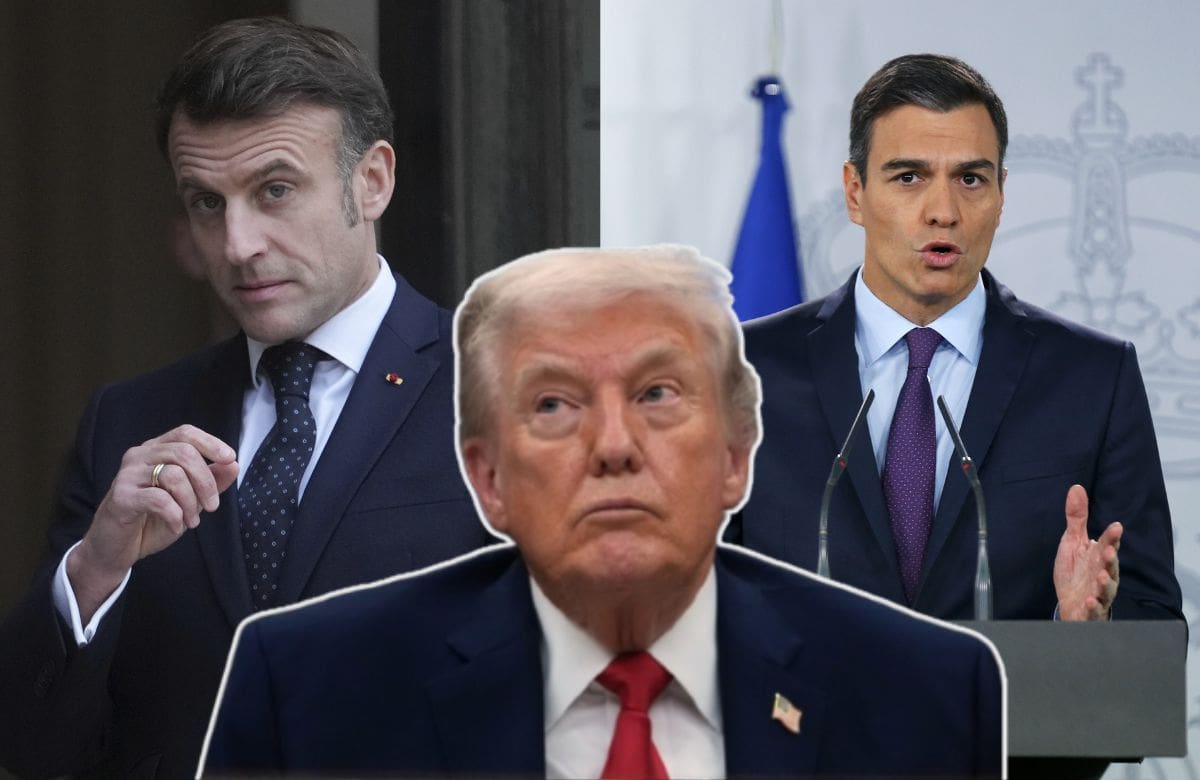 Emmanuel Macron expresó su apoyo directo a Pedro Sánchez, tras las amenazas de Donald Trump de imponer represalias comerciales a España por negar el uso de bases militares, un gesto que activó la respuesta política de la Unión Europea | Foto: Archivos GH