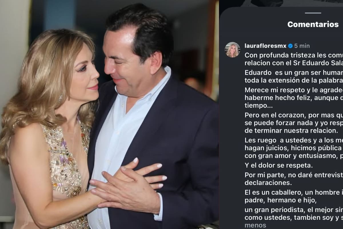 Laura Flores confirma el fin de su relación con Lalo Salazar: “En el corazón no se puede forzar”