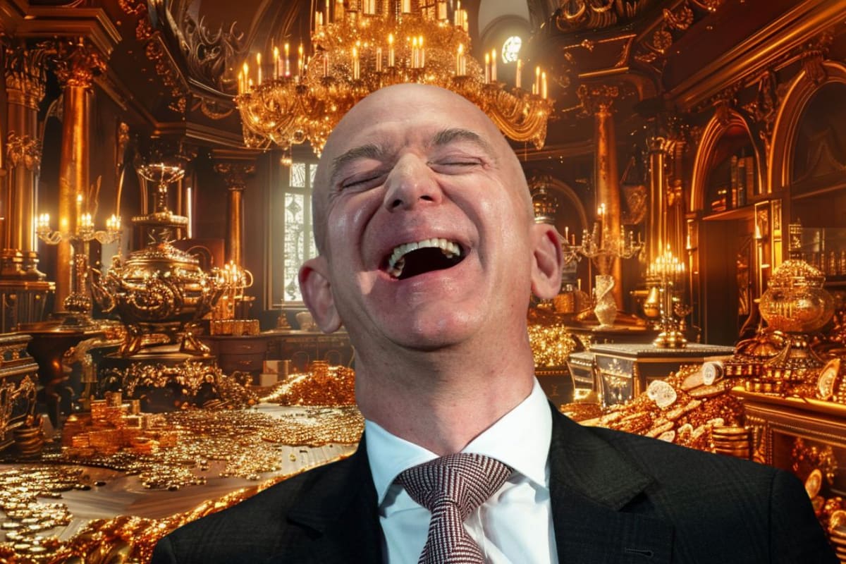 Esto tendrías que ganar por hora para igualar la fortuna de Jeff Bezos