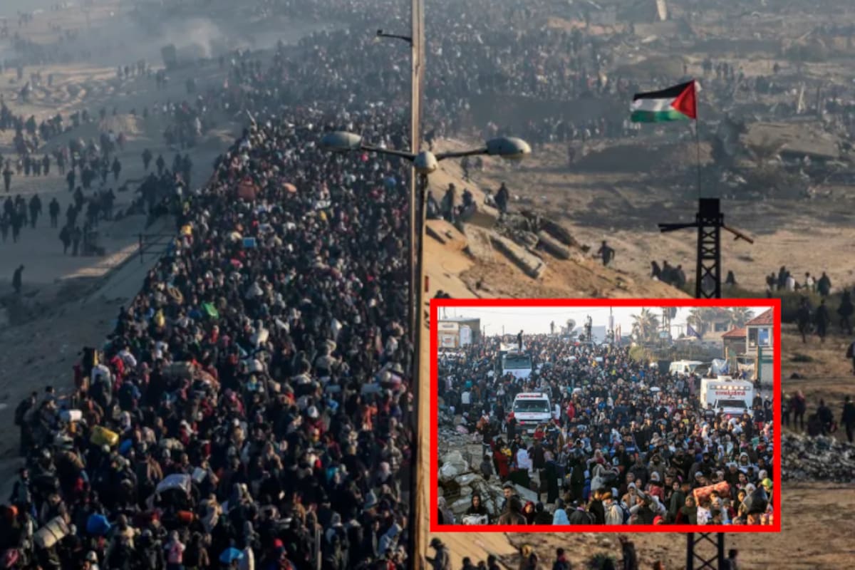 Miles de desplazados regresan al norte de Gaza en medio de tensiones entre Israel y Hamás