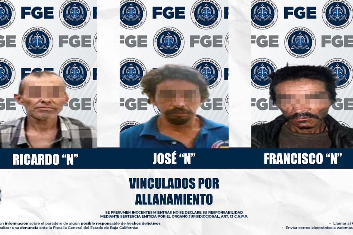 Sorprendidos dentro de predios ajenos: vinculan a tres por allanamiento