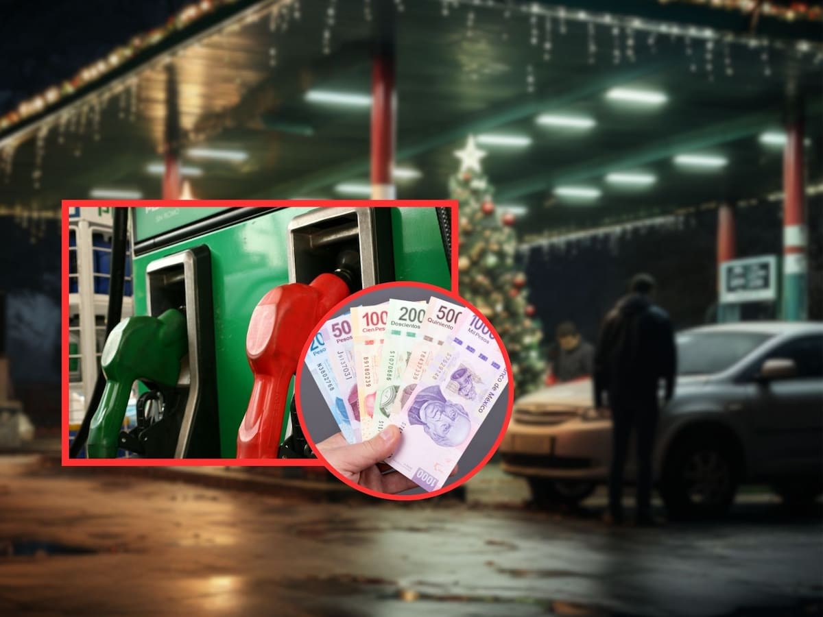 Sin subsidio a gasolinas, consumidores pasarán fría Navidad y cierre de año. | Crédito: Banco digital GH/Midjourney