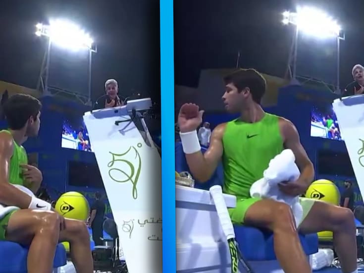 Carlos Alcaraz explora contra jueza antes de su victoria en Doha: “Las reglas de la ATP son una mie***”