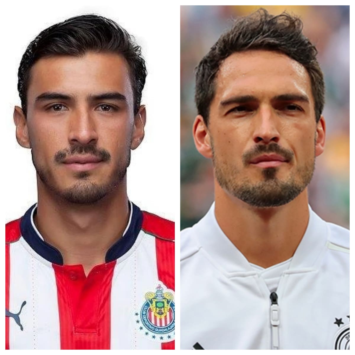 Oswaldo Alanís y Mats Hummels.