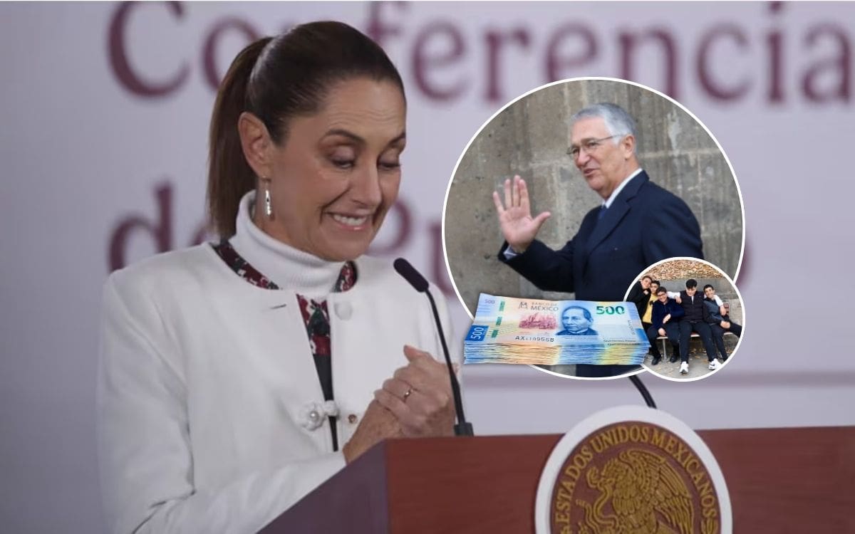 Sheinbaum destinará pago de 10 mil millones de Salinas Pliego a “Jóvenes Transformando México”: becas, 100 bachilleratos y centros comunitarios para prevenir violencia juvenil. | Crédito: El Universal/Banco digital GH