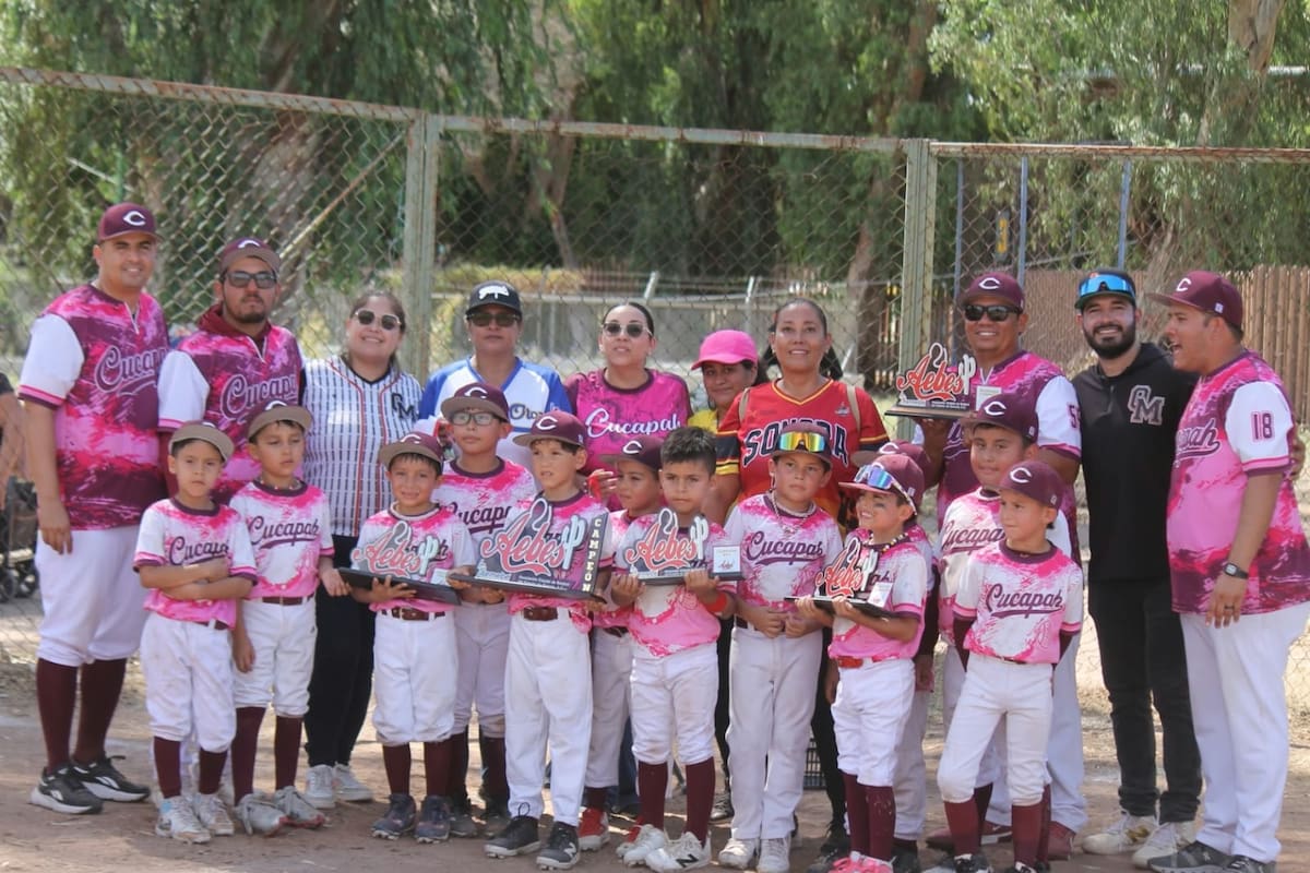Se corona Liga Cucapah en Campeonato Estatal de Beisbol 7-8 Años