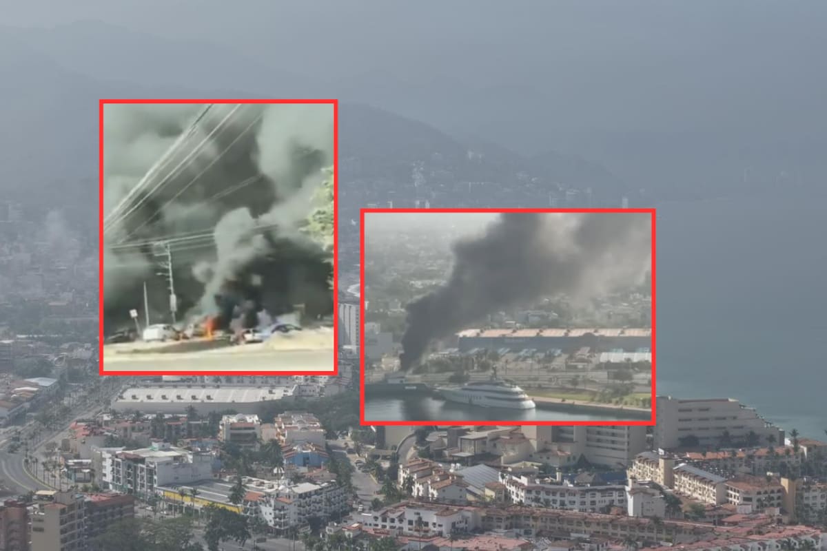 Puerto Vallarta: Tiroteos, vehículos incendiados e irrupción armada en penal de Ixtapa tras abatimiento de “El Mencho”