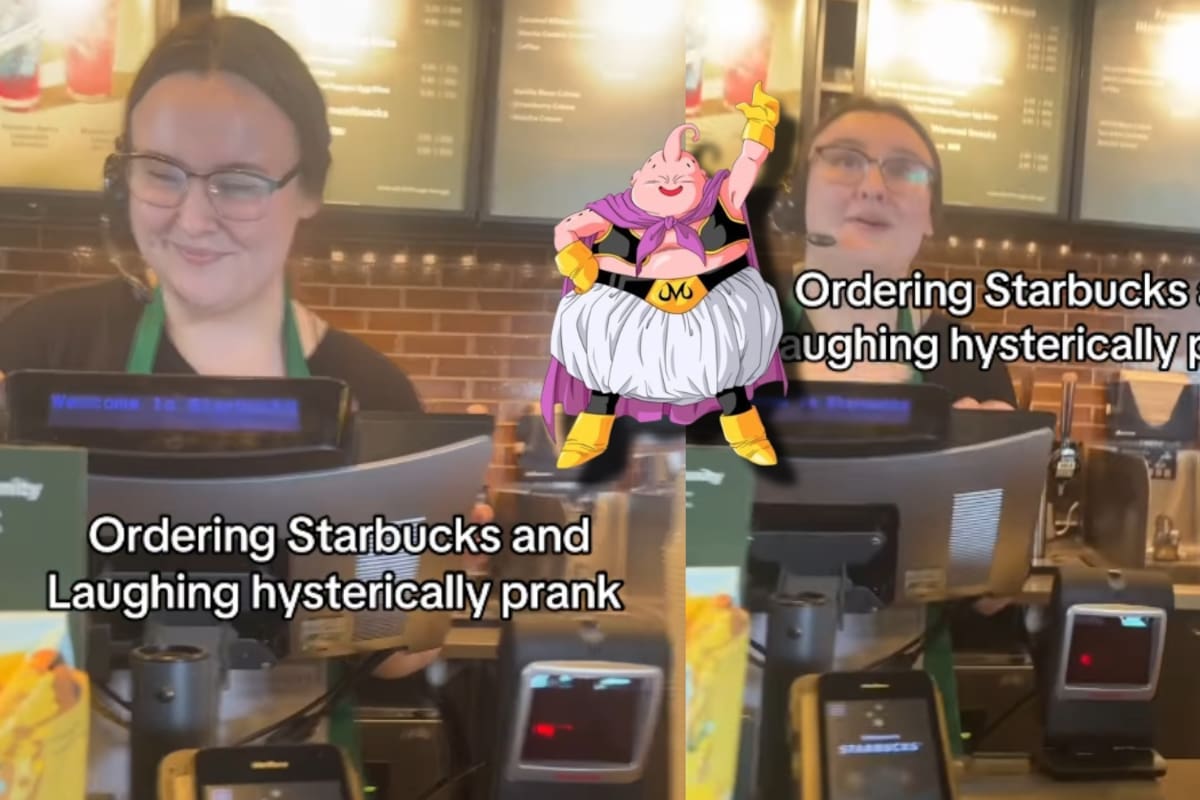 “Parece la risa de Majin Buu”: hombre pide una bebida en Starbucks y su carcajada asusta a todos