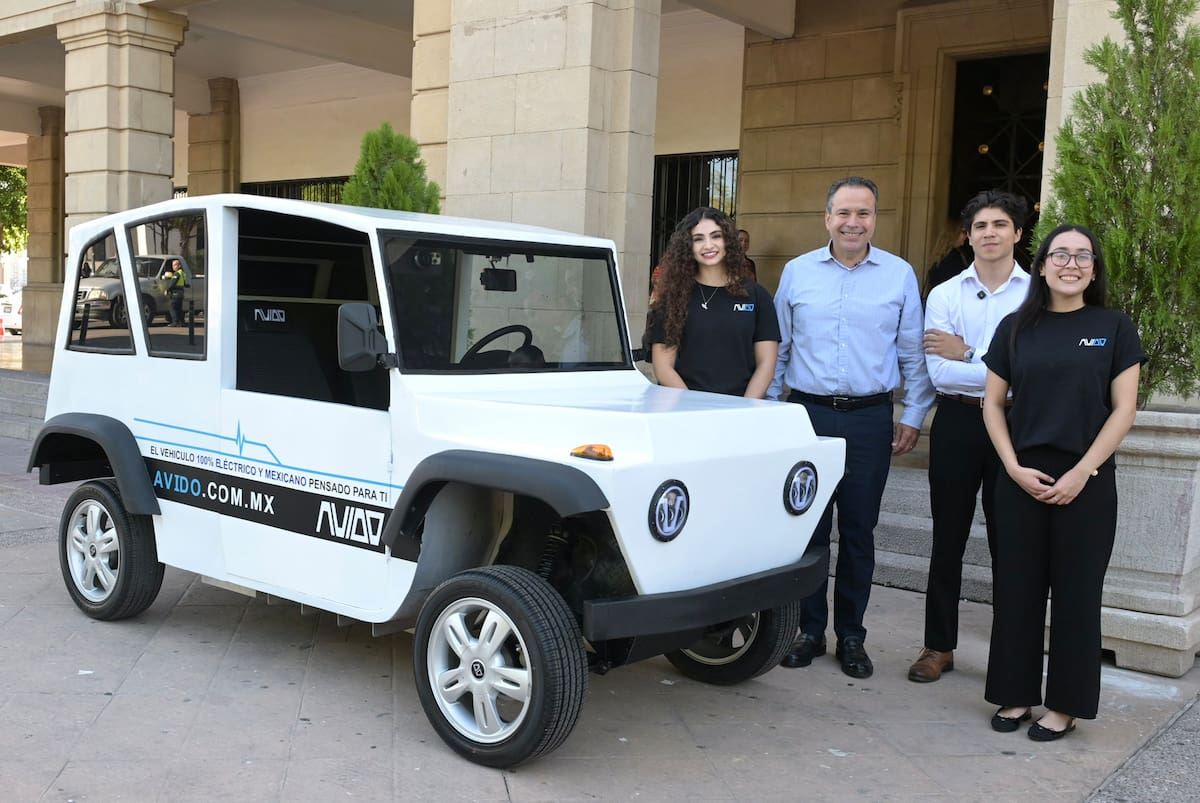 El proyecto Avido fue desarrollado por estudiantes de ingeniería con una estructura de aluminio, fibra de vidrio y otros aceros.