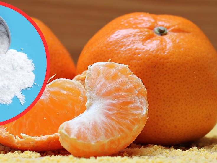 Cómo usar la cáscara de mandarina y bicarbonato para limpiar y aromatizar tu hogar