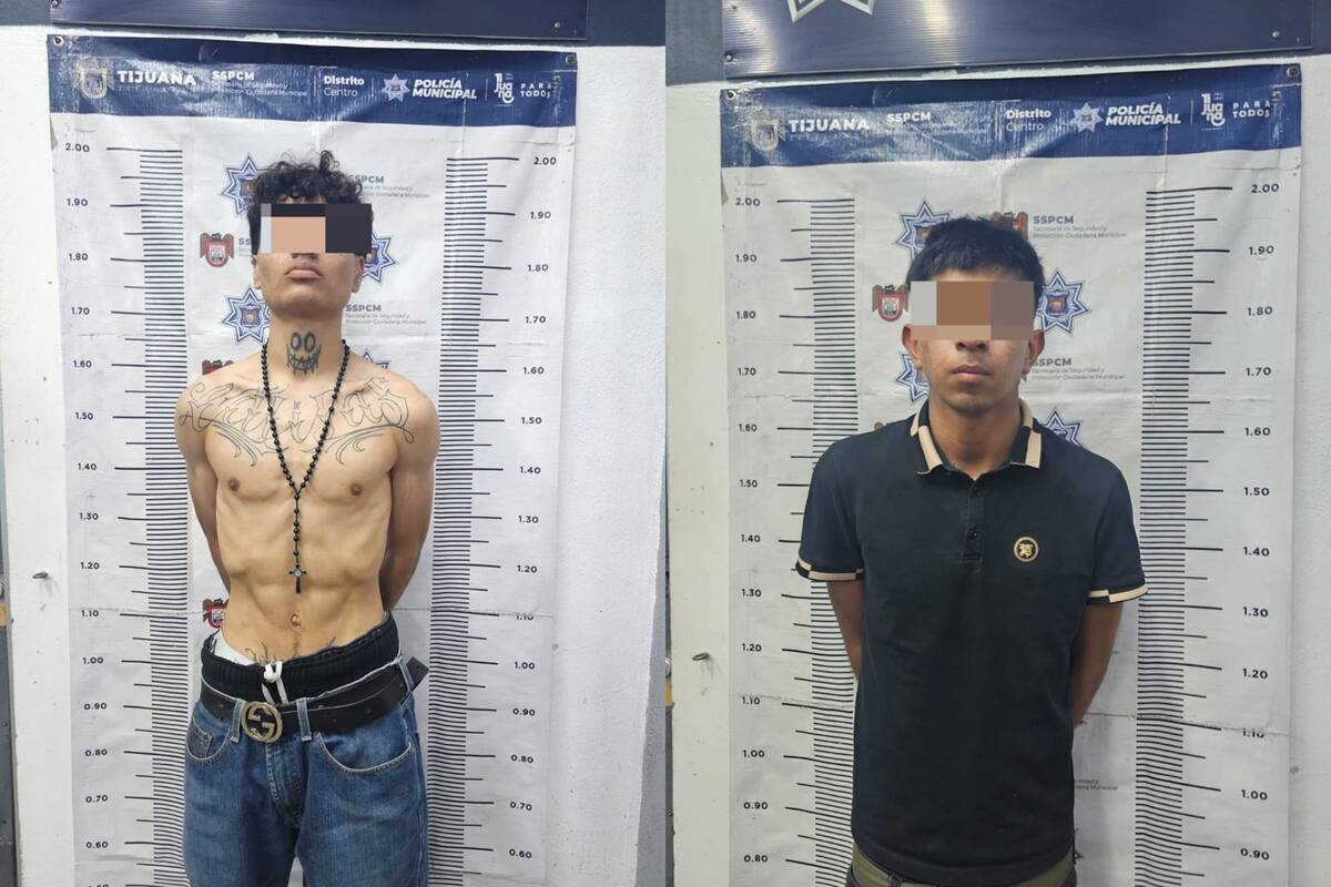 Detienen a dos luego de asaltar tienda de conveniencia en la Zona Centro