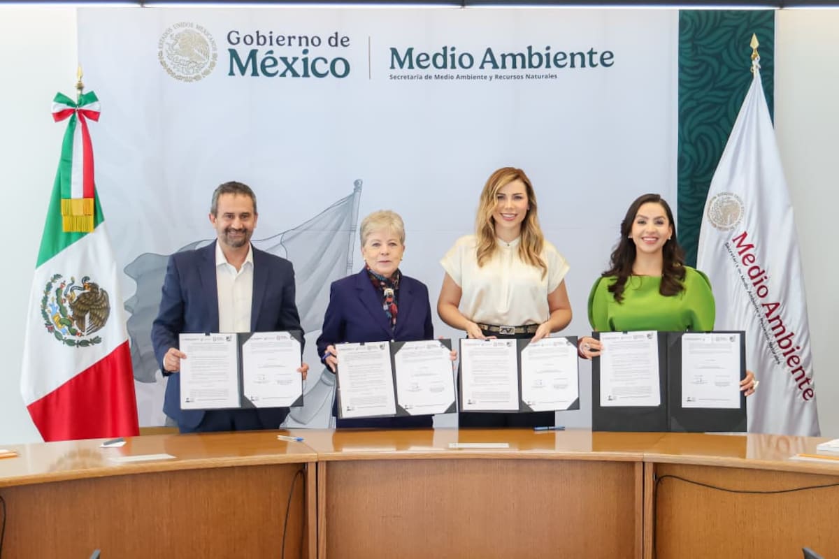 Marina del Pilar firma convenio con Semarnat y Conafor para conservar los recursos forestales de Baja California