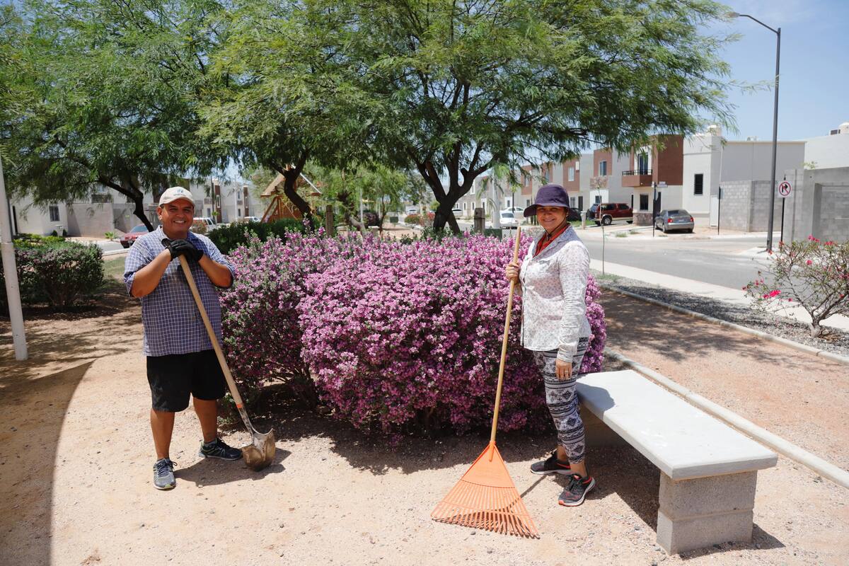 Vecinos unidos cuidan su entorno