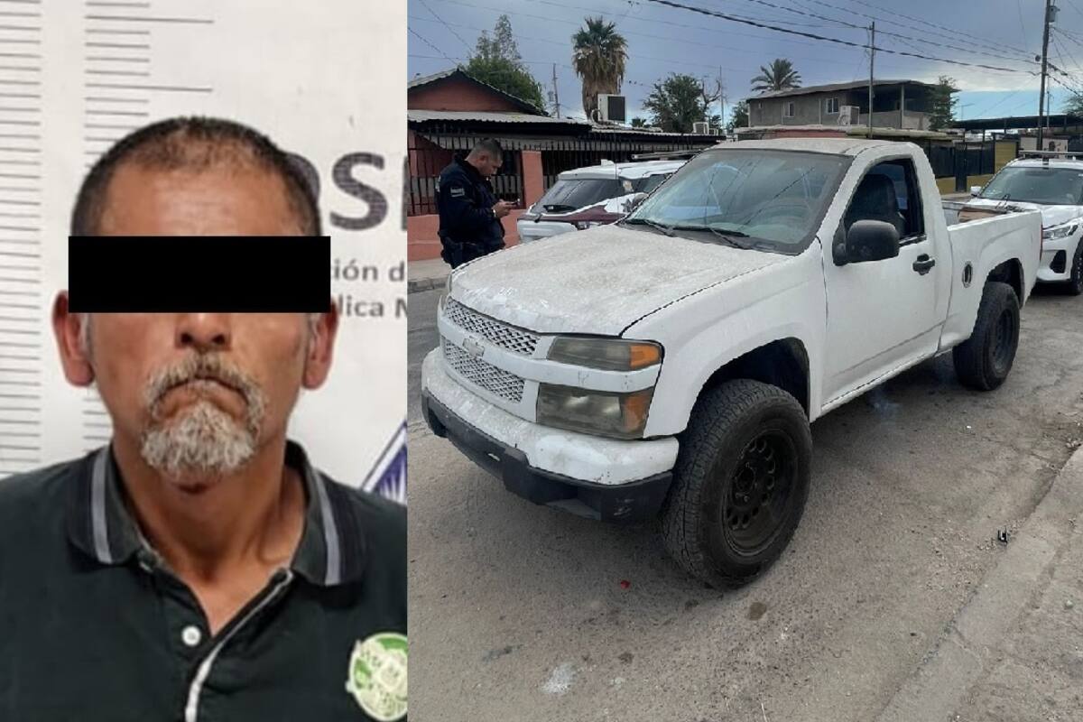 Detienen a hombre con vehículo reportado como robado