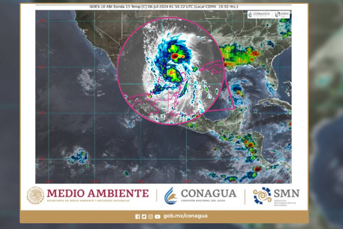 Alertan que tormenta Beryl se desplazará este sábado por estos estados con lluvias fuertes