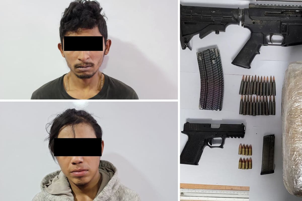 Policía Municipal y Sedena capturan a narcomenudistas armados en Tijuana