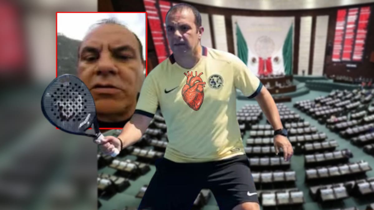 Cuauhtémoc Blanco explicó por qué fue que cumplió con la sesión en la Cámara de Diputados desde una cancha de pádel. | Imagen: Cámara de Diputados
