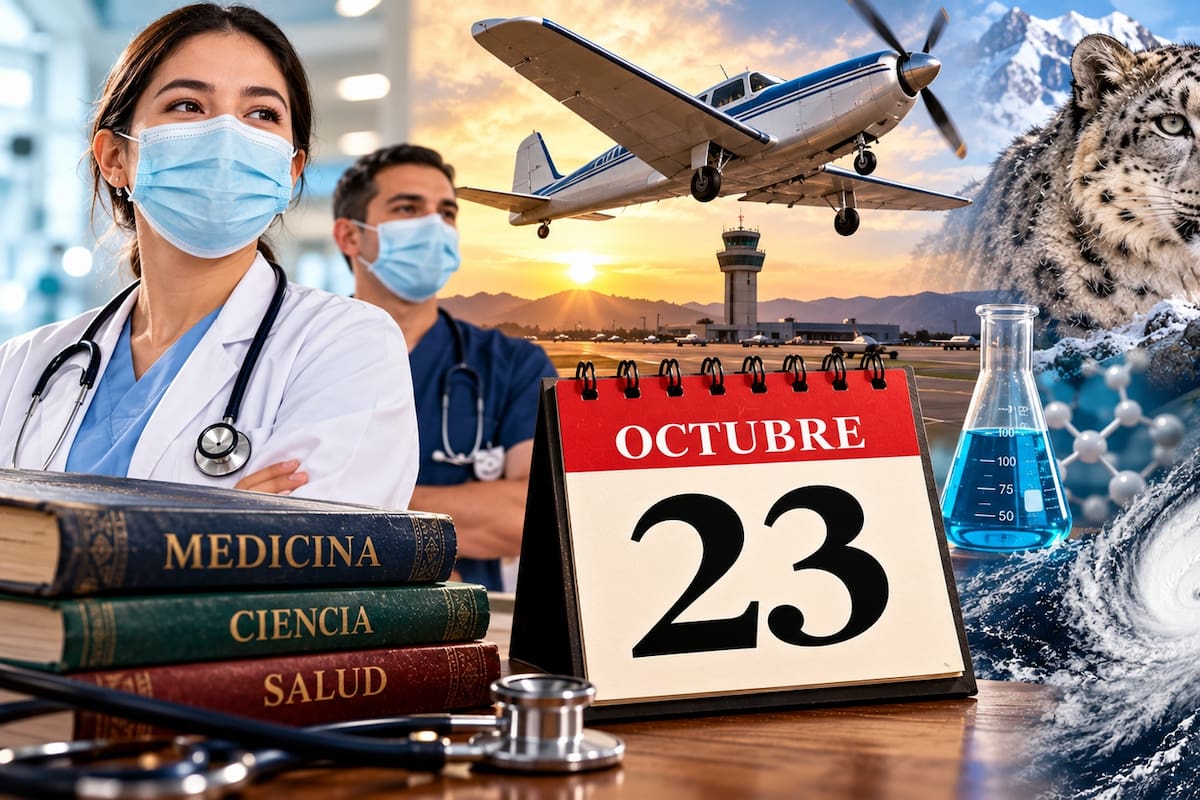 Qué se celebra el 23 de octubre: Día del Médico y Aviación