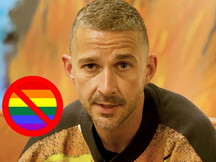 Shia LaBeouf afirma que “los homosexuales grandes le dan miedo” en controvertida entrevista tras su arresto en Nueva Orleans