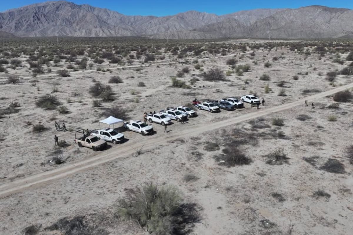 Colectivos y autoridades buscan a desaparecidos en zona desértica de San Felipe