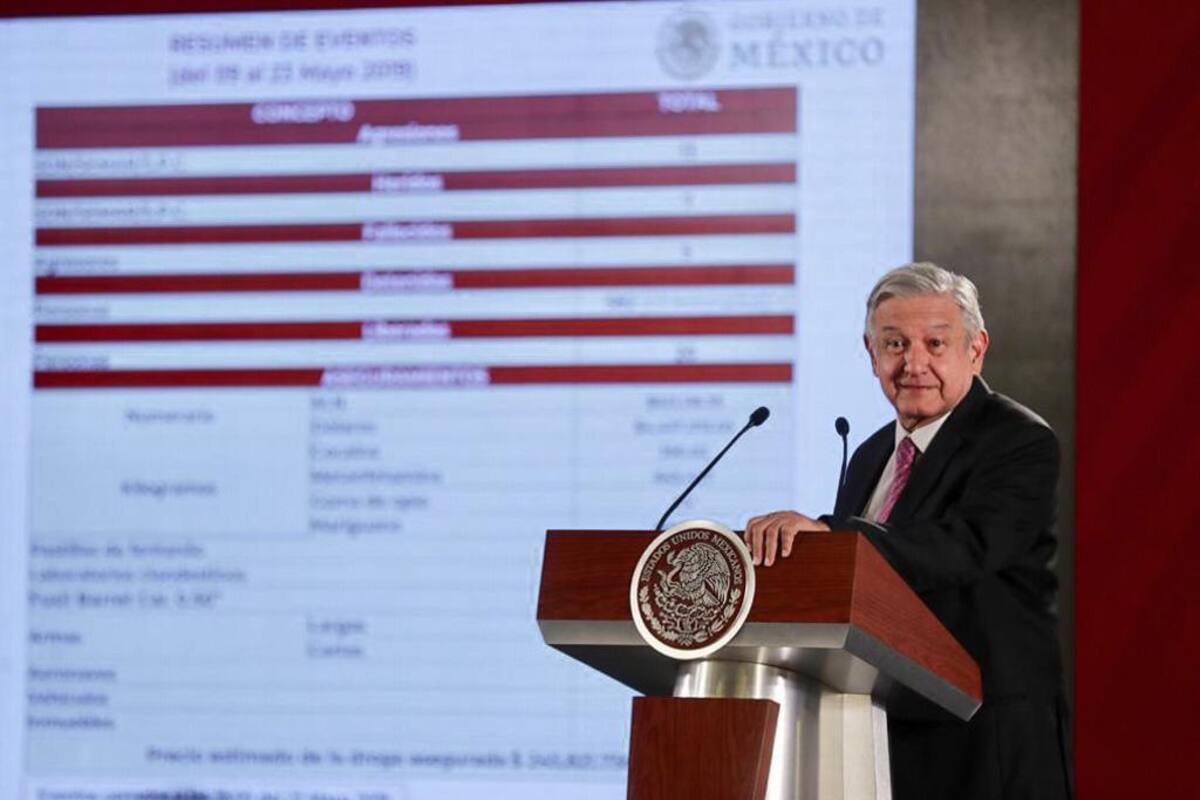 Se está haciendo inventario de bienes incautados: AMLO